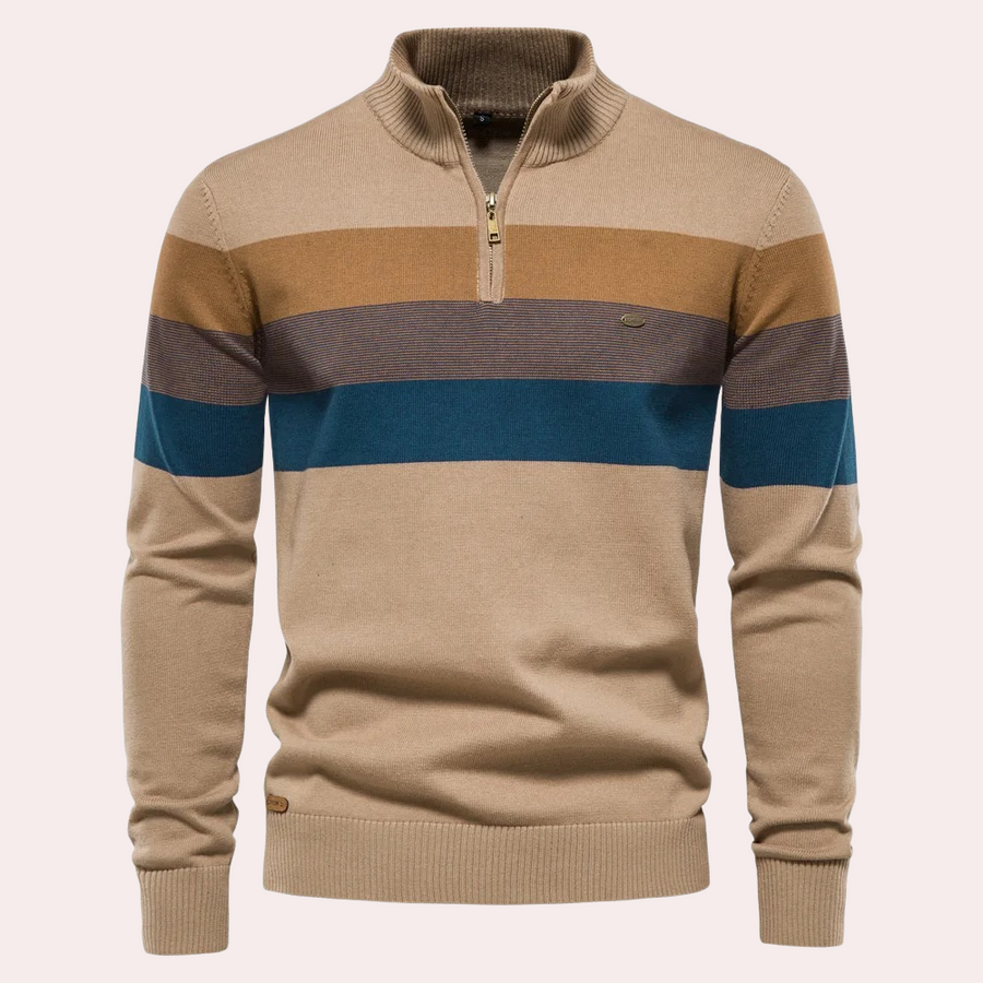Calvin | Modern Stripe Men's Sweater