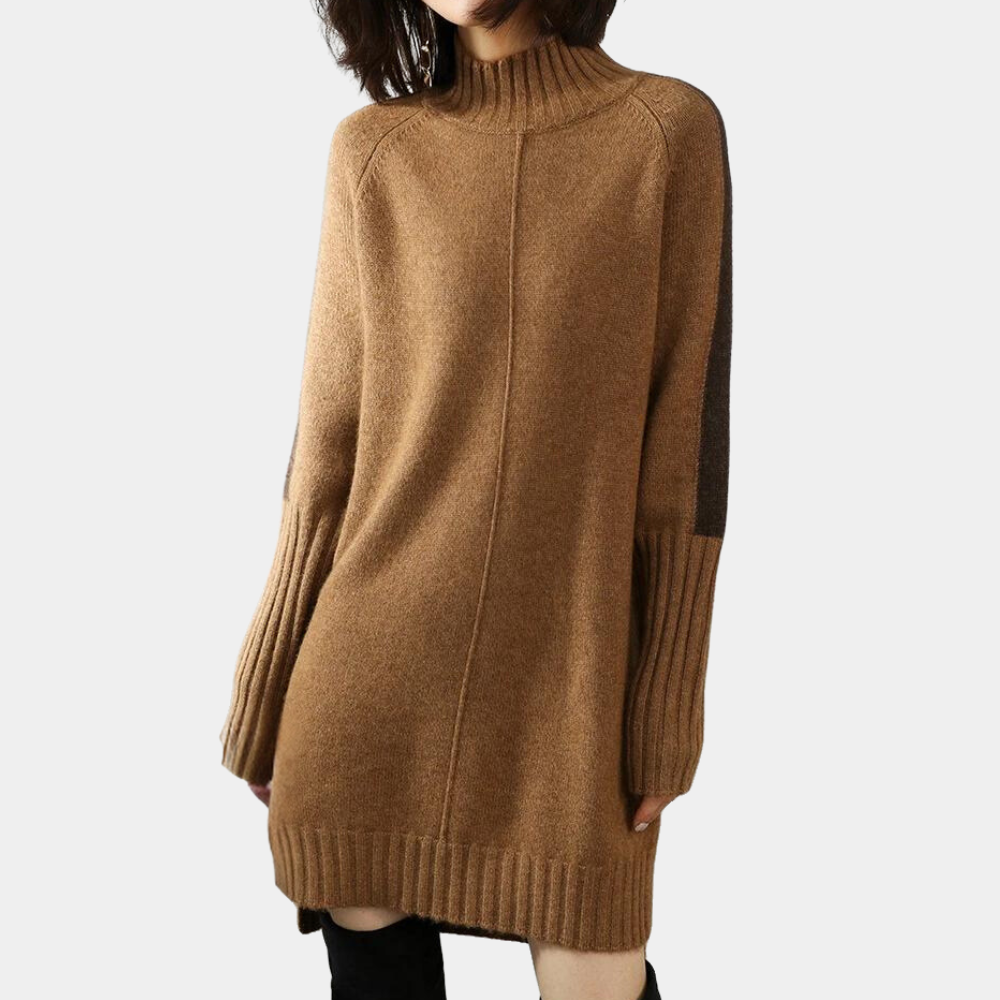 Stilvoller Damenpullover Lang Elegant Classic - IdealeKleiden