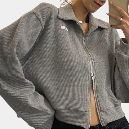 Women's Autumn Jacket Warm Zipper