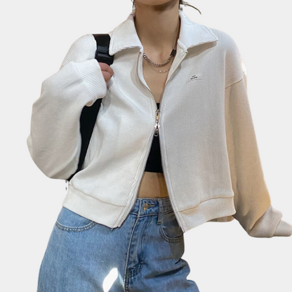 Women's Autumn Jacket Warm Zipper