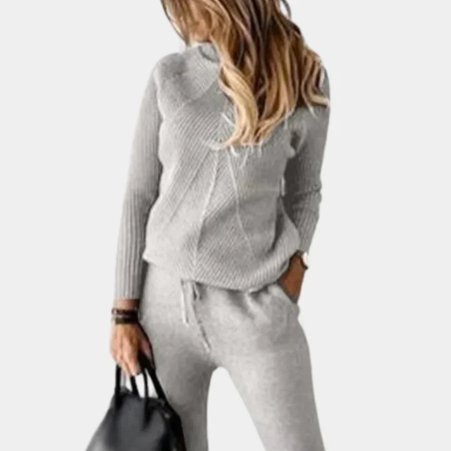 Fashionable 2-piece knit set for women