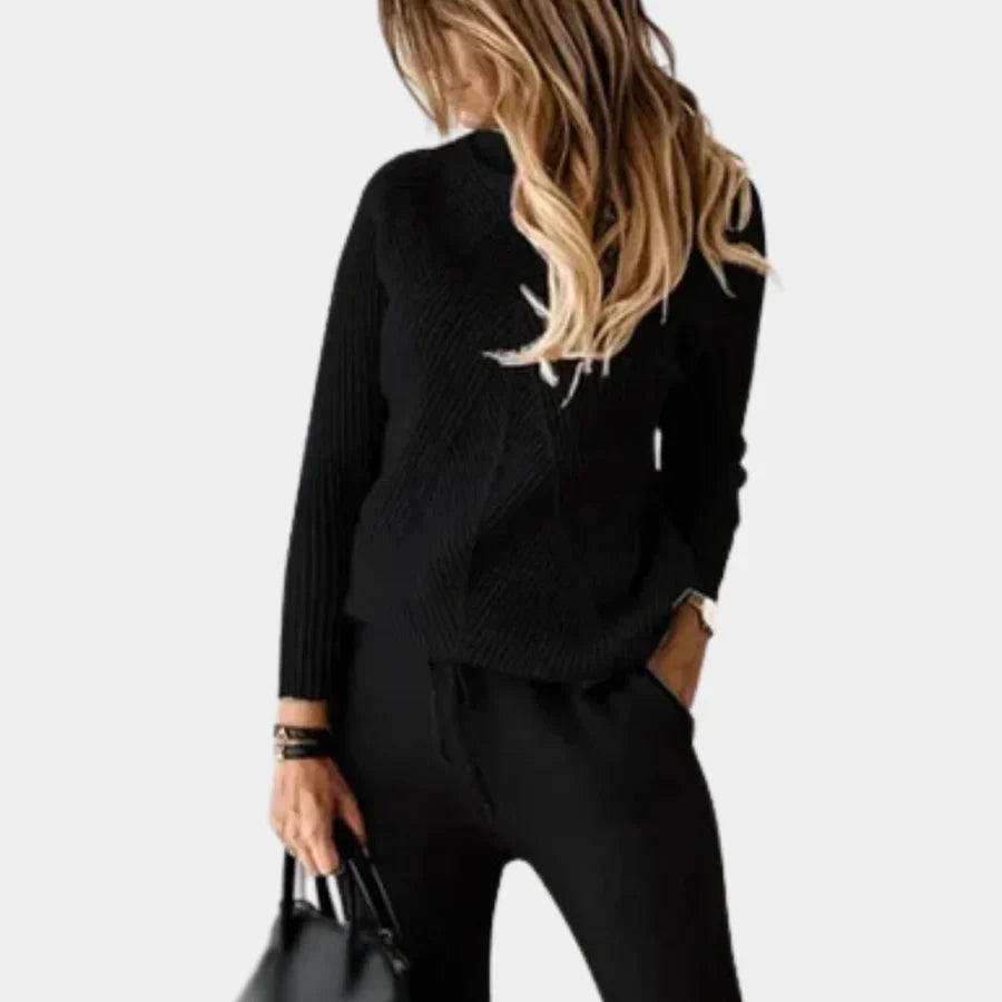 Fashionable 2-piece knit set for women