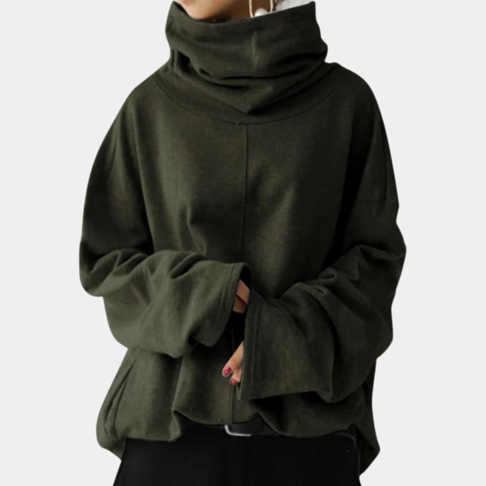 Women's Scarf Sweater Autumn Model
