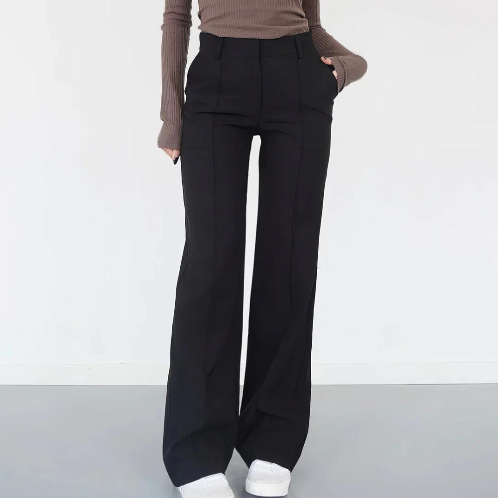 Fashionable Women's Trousers Wide Leg Chic