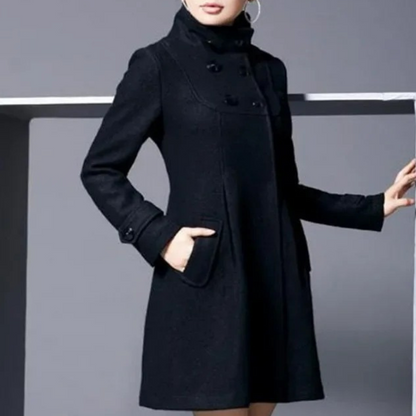 Elegant Women's Winter Jacket With Pockets