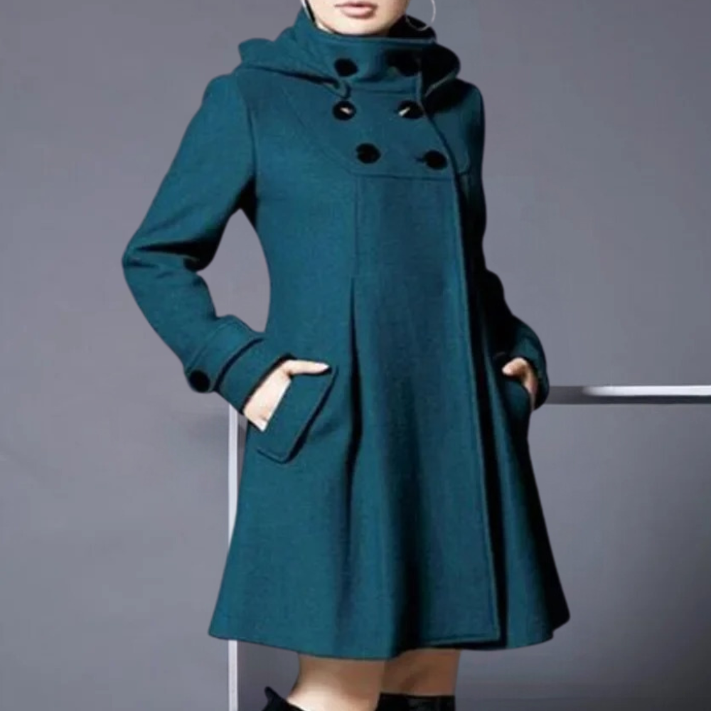 Elegant Women's Winter Jacket With Pockets