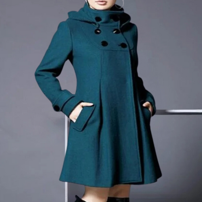 Elegant Women's Winter Jacket With Pockets