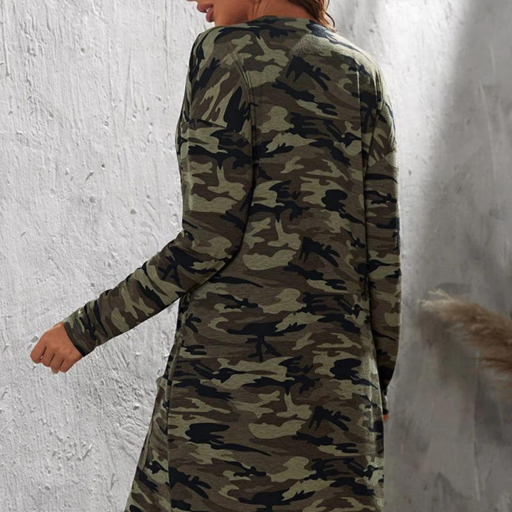 Herbstjacke Frauen Camouflage Style - IdealeKleiden