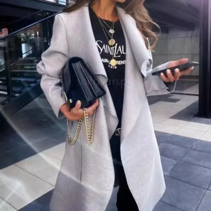 Women's Large Ruffle Style Autumn Winter Coat