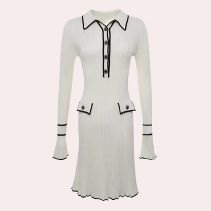 Elegantes Frauenkleid Modern Stil - IdealeKleiden