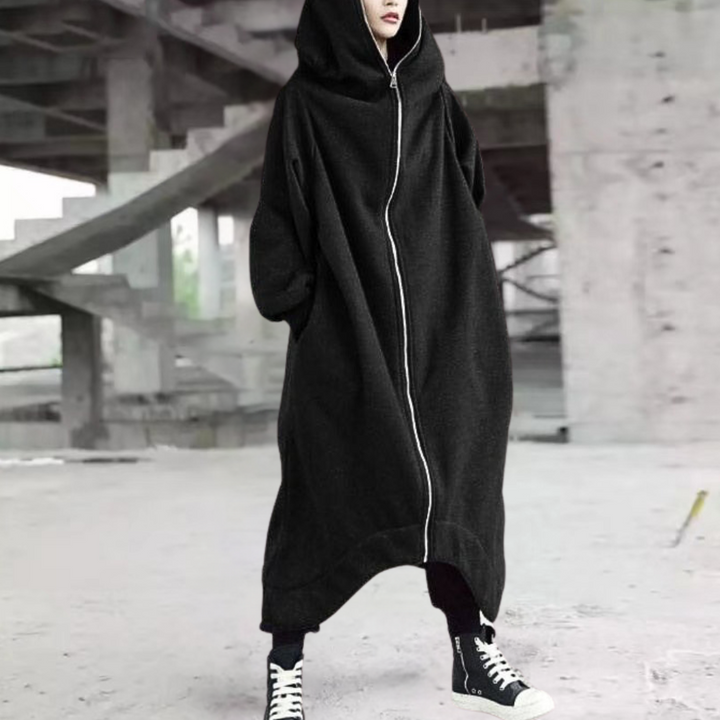 Warm Winter Dress Long Women Hooded