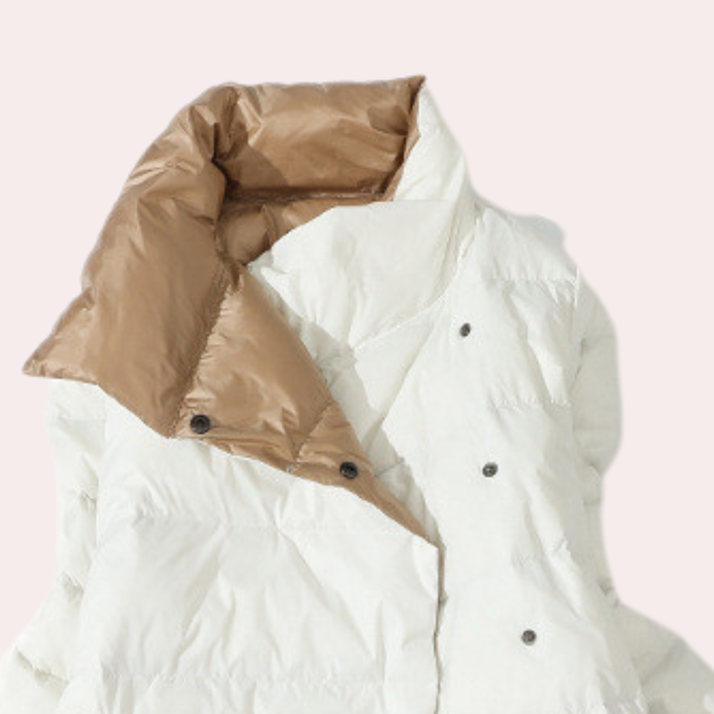 Lange Damen Winterjacke Warm - IdealeKleiden