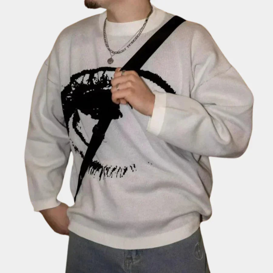 Nayeli - Bequemer Dehn-Pullover für Herren - IdealeKleiden