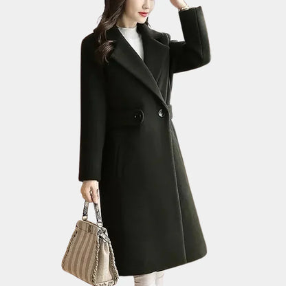Long Women's Winter Coat Elegant Carmen