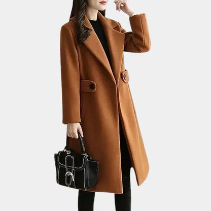 Lange Damen Winterjacke Carmen Stil
