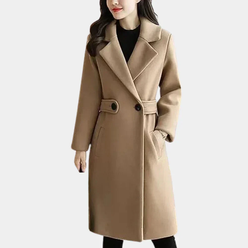 Lange Damen Winterjacke Carmen Stil