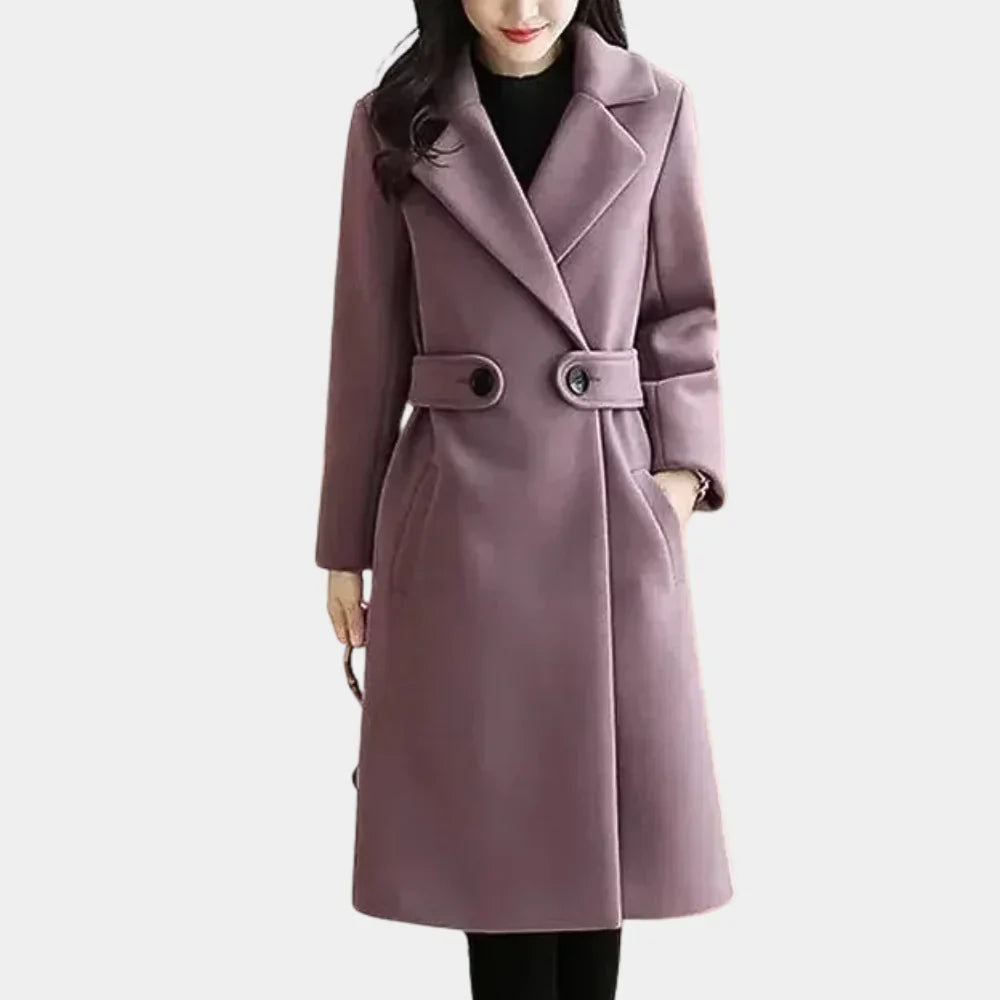 Long Women's Winter Coat Elegant Carmen