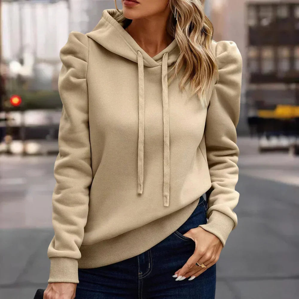 Isadora - Damen Kapuzenpullover Elegant Lang