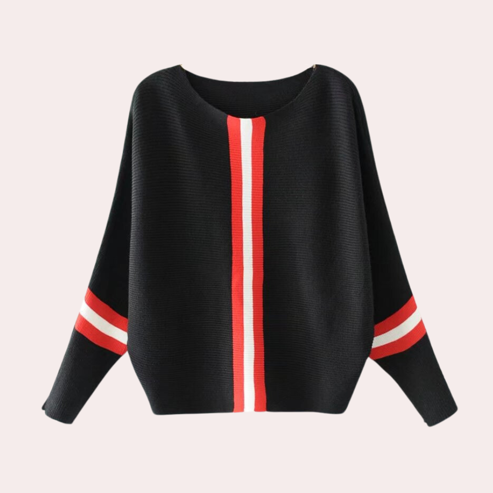 Women's Jumper Elegant Stripe Design