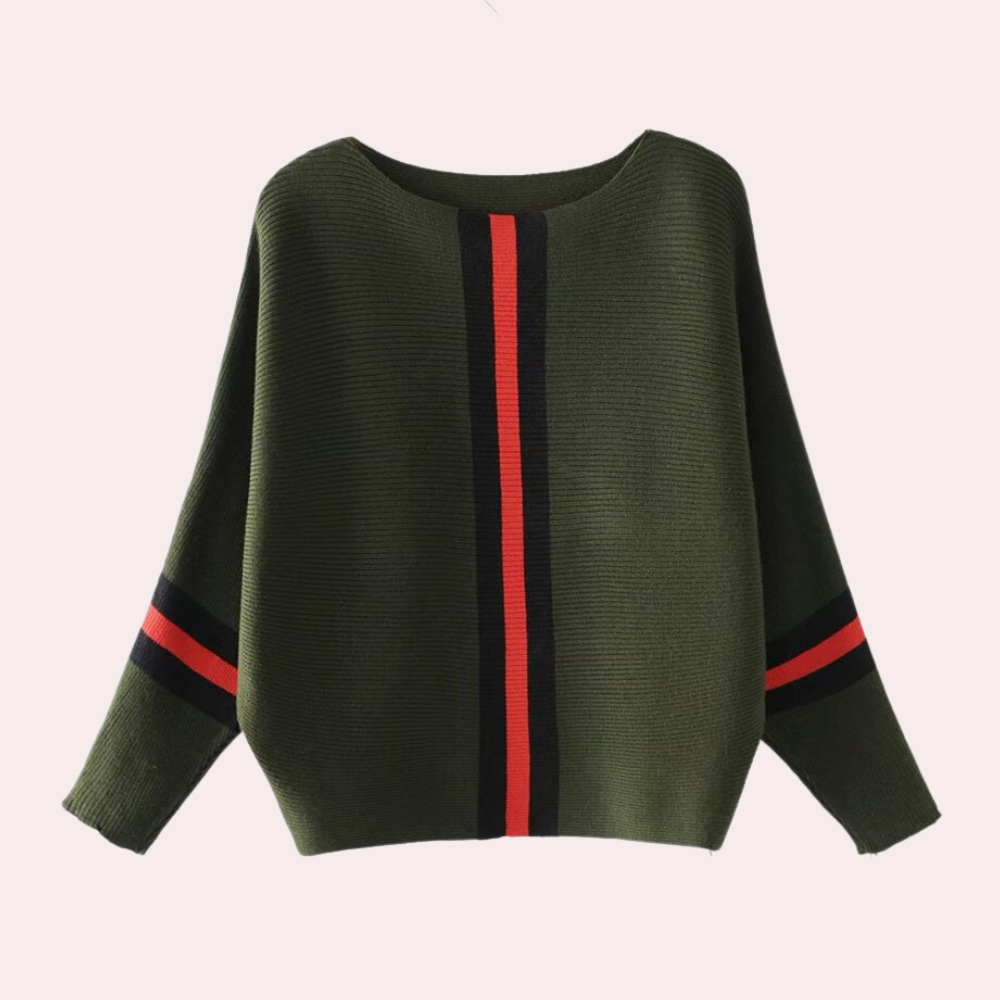 Women's Jumper Elegant Stripe Design
