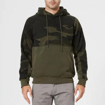 Men's Camouflage Hoodie Adjustable Size