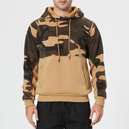 Men's Camouflage Hoodie Adjustable Size