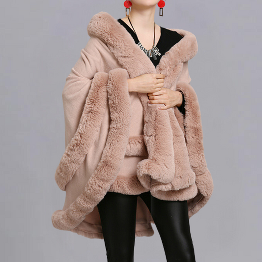 Elegante Damenwintermäntel Kapuze - IdealeKleiden