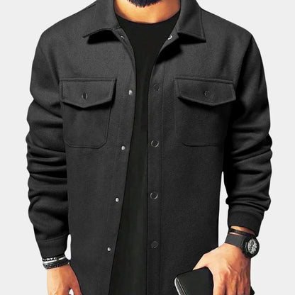 Men's Jacket Buttons Modern Slim-fit
