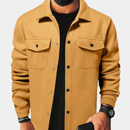 Men's Jacket Buttons Modern Slim-fit