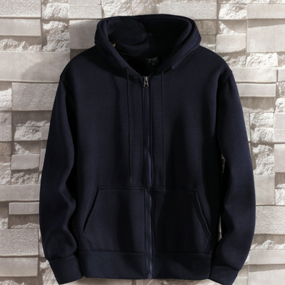 Modern Men's Hoodie Zipper Style