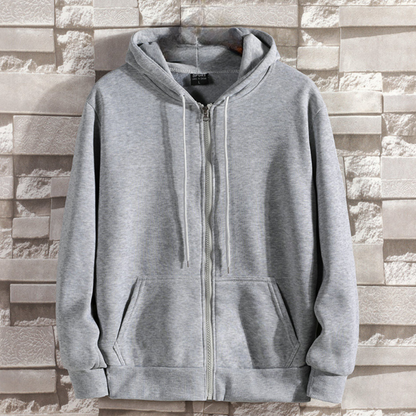 Modern Men's Hoodie Zipper Style