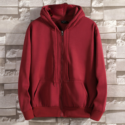 Modern Men's Hoodie Zipper Style