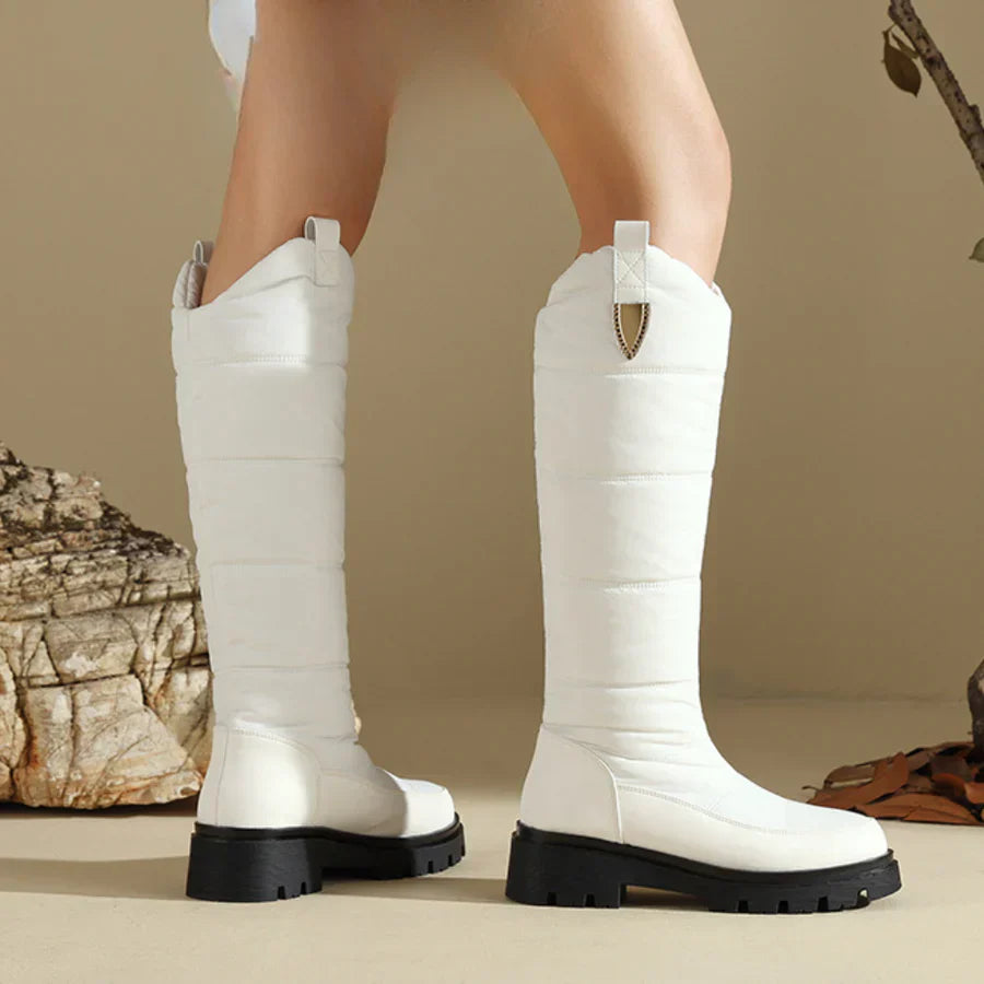 Damenstiefel Elegant Bequem Alltag - IdealeKleiden