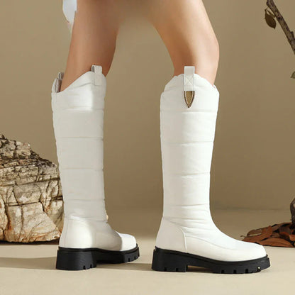 Damenstiefel Elegant Bequem Alltag - IdealeKleiden