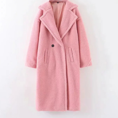 Elegant Women's Coat Plush Soft & Warm