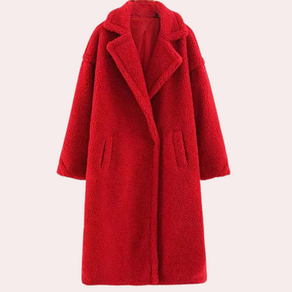 Elegant Women's Coat Plush Soft & Warm