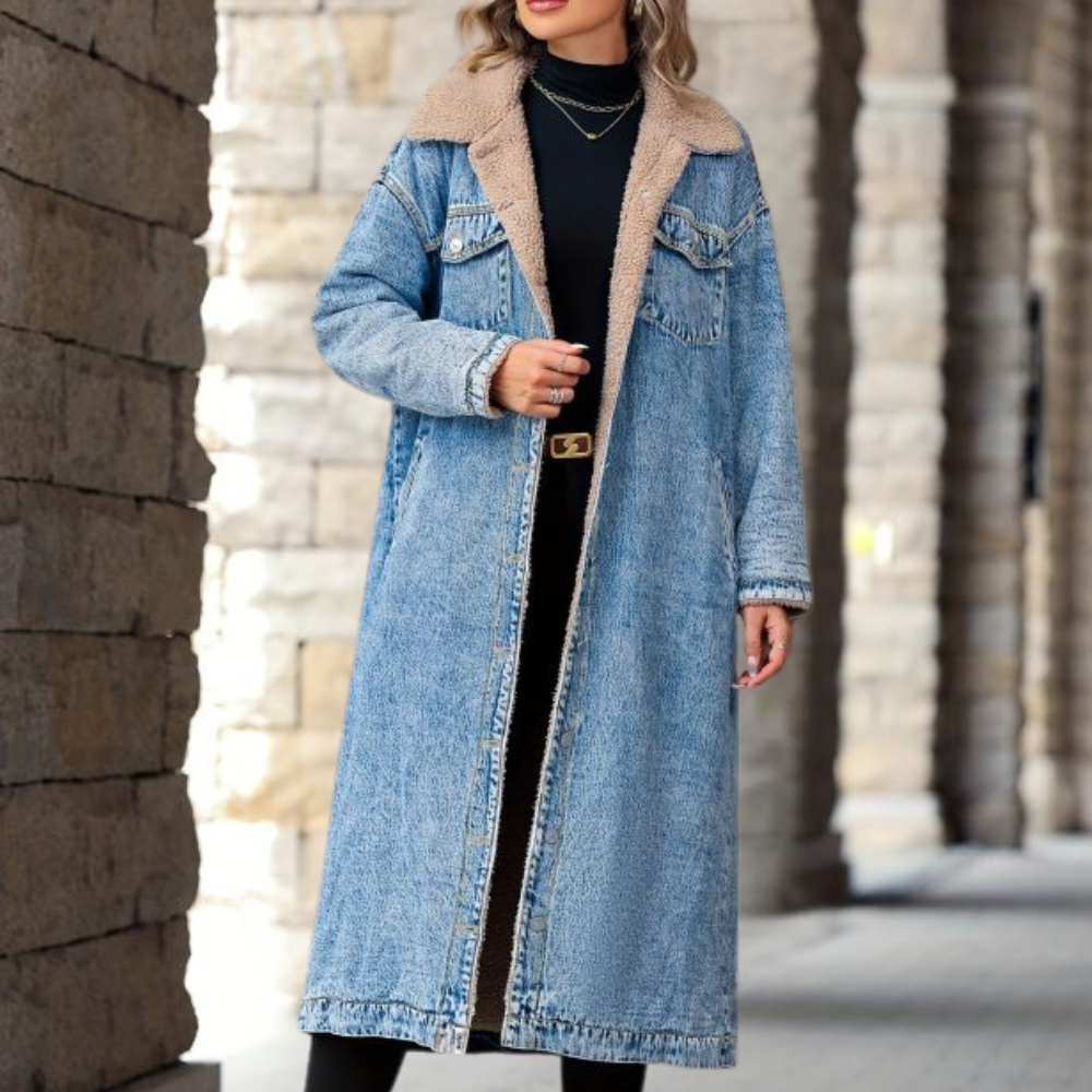 Lightweight Women's Denim Jacket Winter