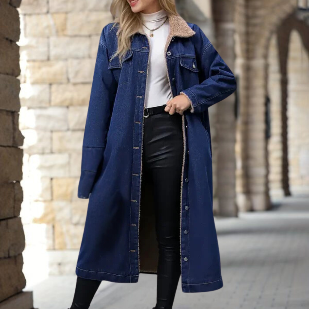 Lightweight Women's Denim Jacket Winter