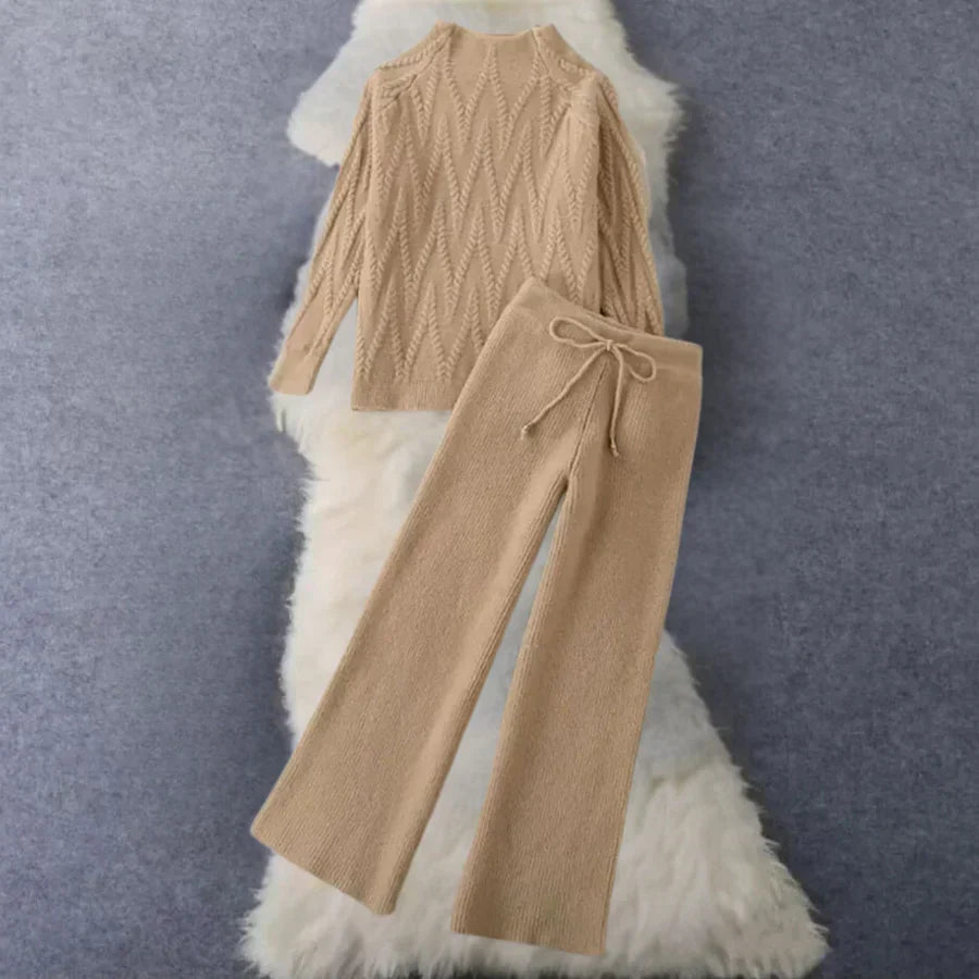Elegant 2-Piece Knit Set for Women Modern