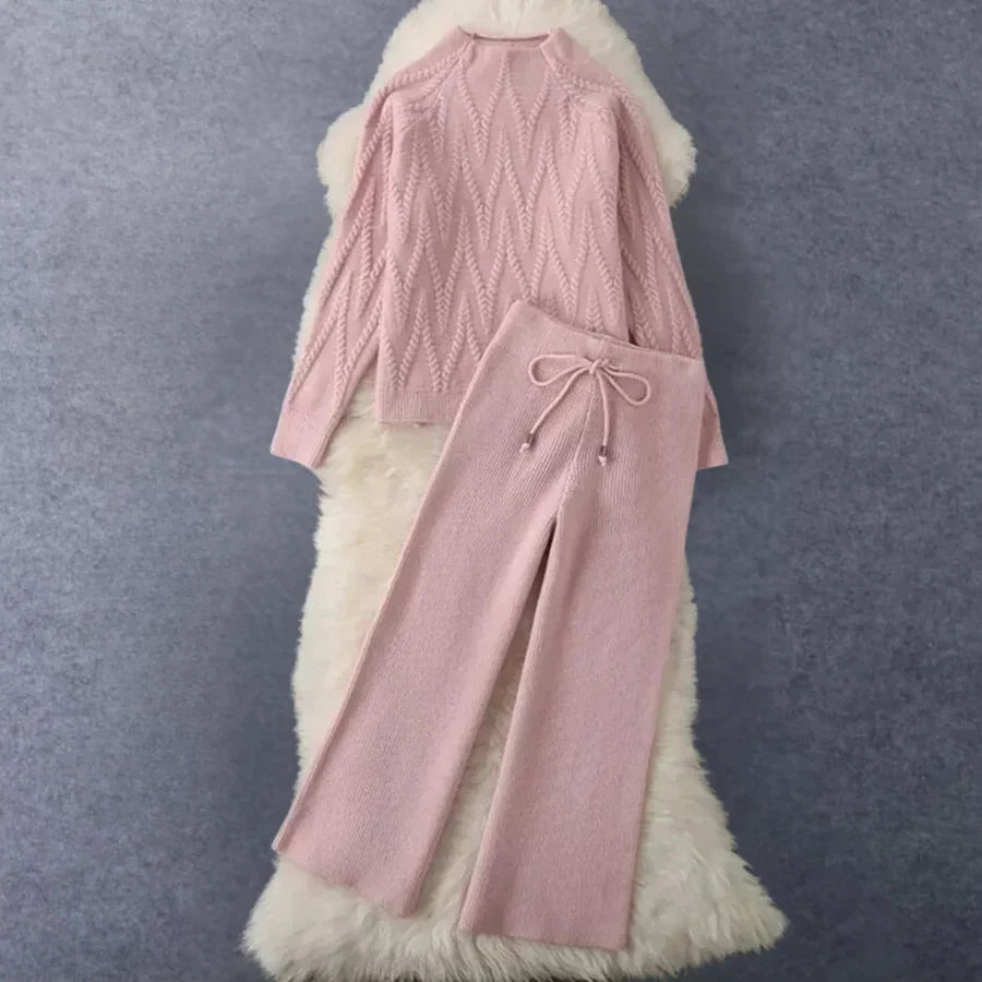 Elegant 2-Piece Knit Set for Women Modern