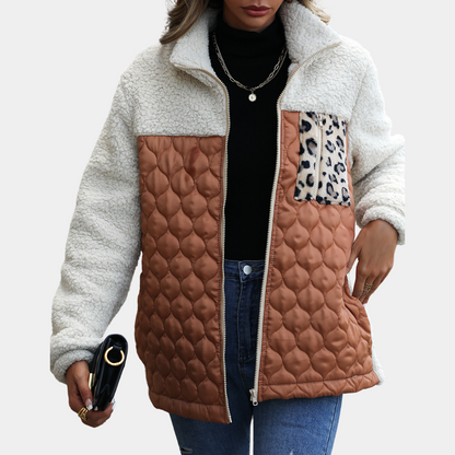Elegant Women's Velvet Winter Jacket