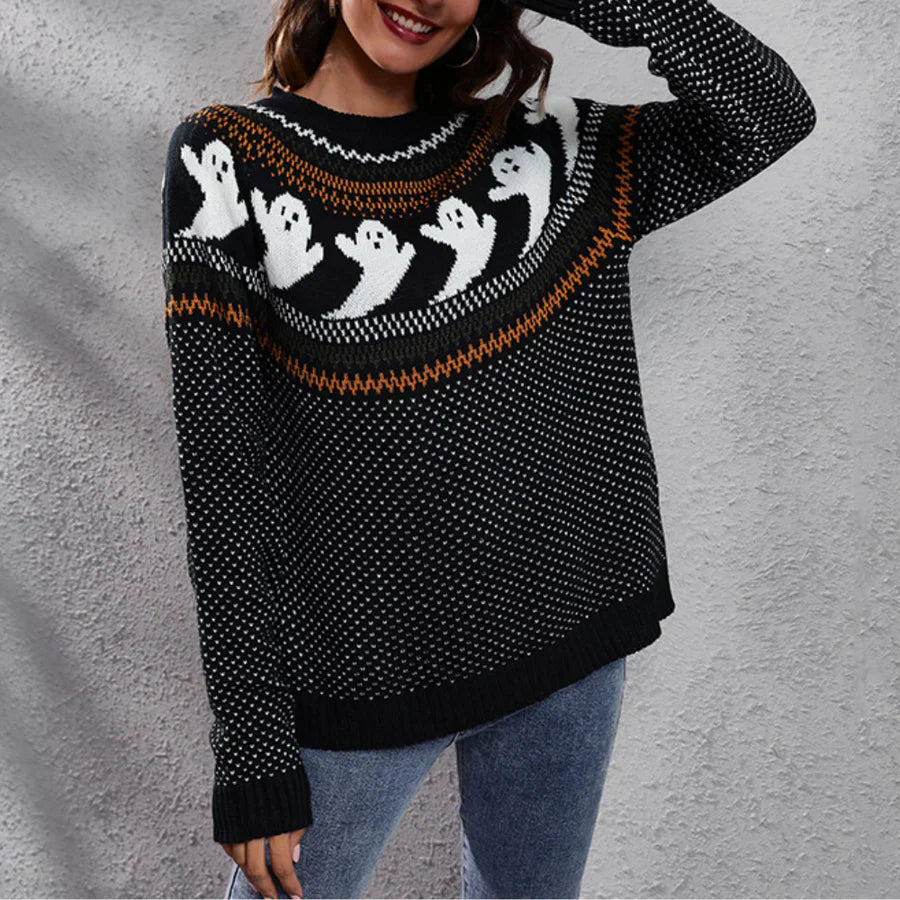 Stylish Halloween Sweater for Women, Christmas