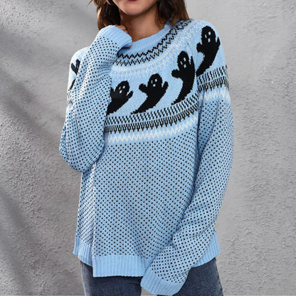 Stylish Halloween Sweater for Women, Christmas