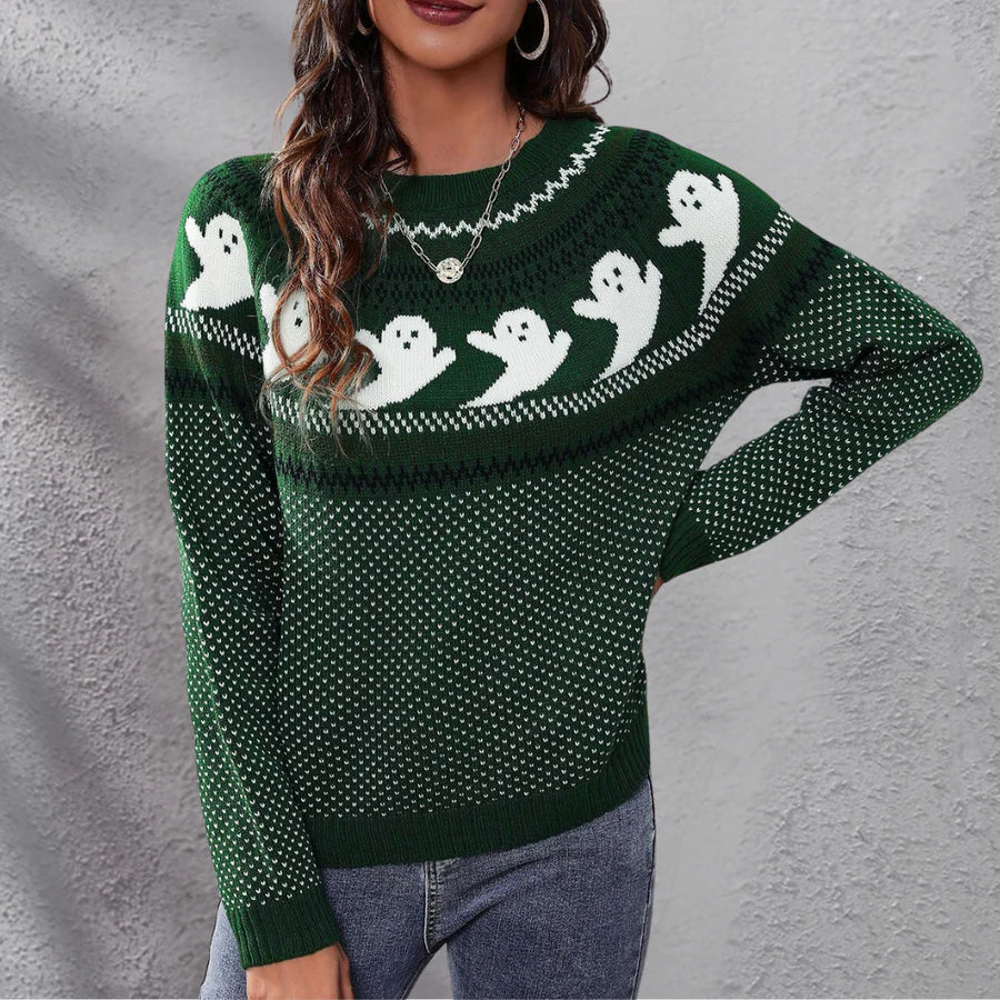 Stylish Halloween Sweater for Women, Christmas