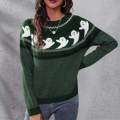 Stylish Halloween Sweater for Women, Christmas