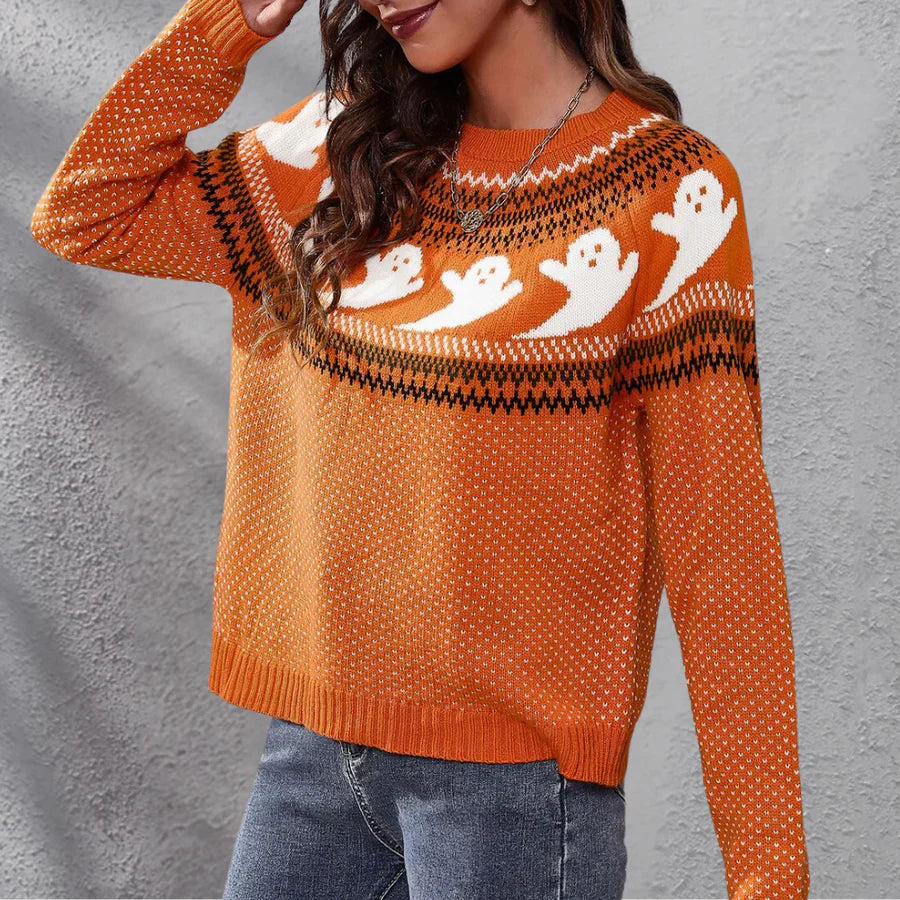 Stylish Halloween Sweater for Women, Christmas