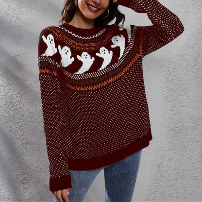 Stylish Halloween Sweater for Women, Christmas