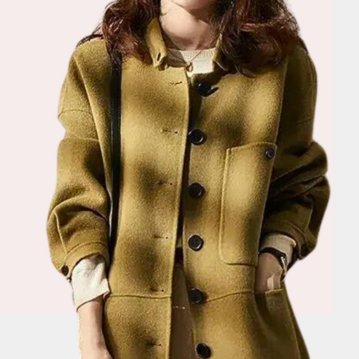 Winter Trenchcoat Damen Lang Mantel - IdealeKleiden