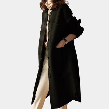 Women's Long Winter Trench Coat