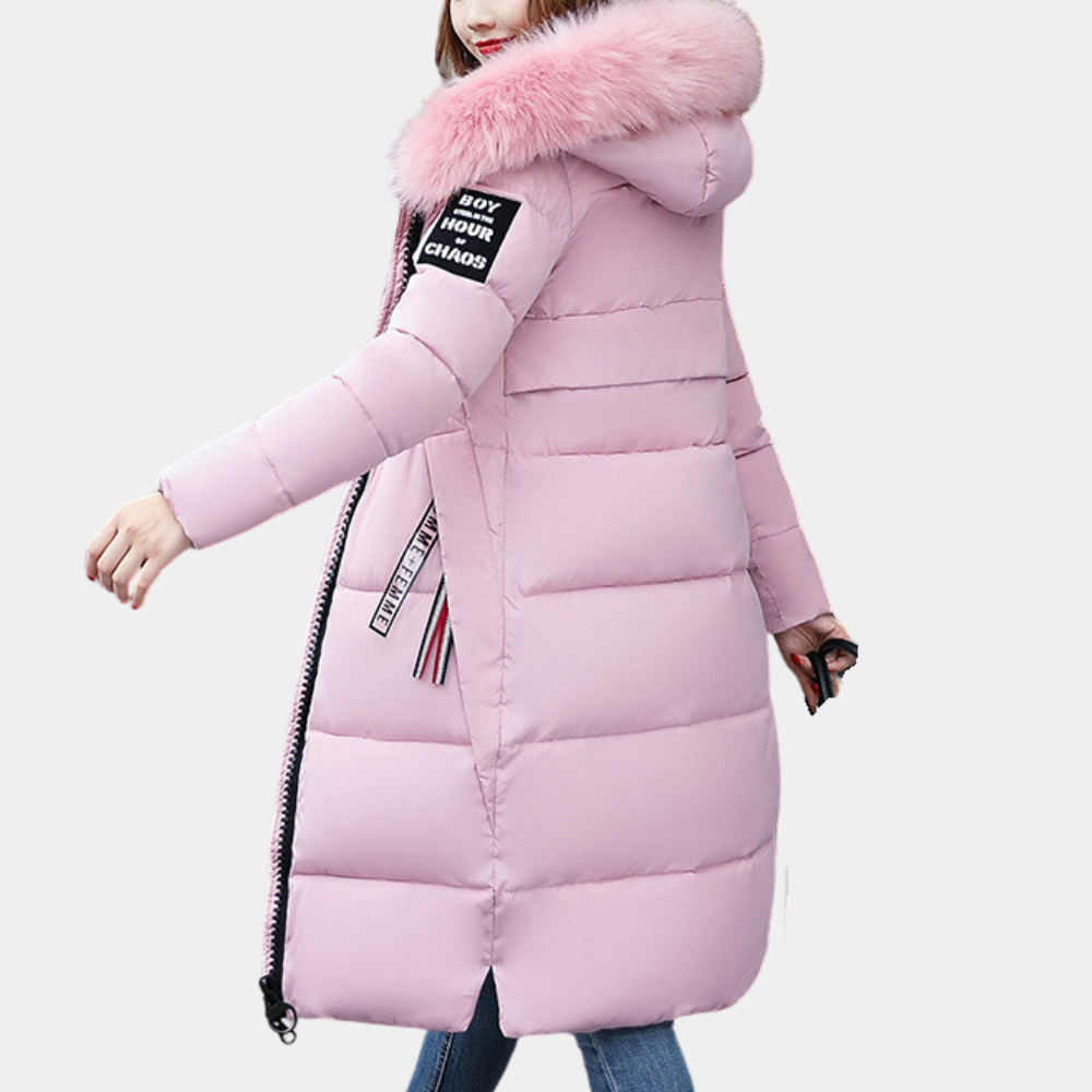 Winterdaunenjacke Damen Kapuzenparka Warm - IdealeKleiden